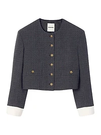 Rhinestone Tailored Jacket
