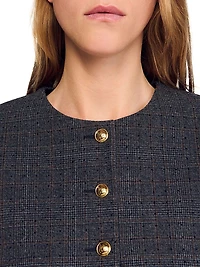 Rhinestone Tailored Jacket