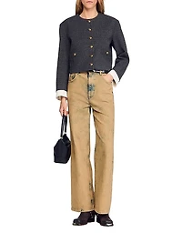 Rhinestone Tailored Jacket