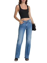 The Kick It High-Rise Flared Jeans
