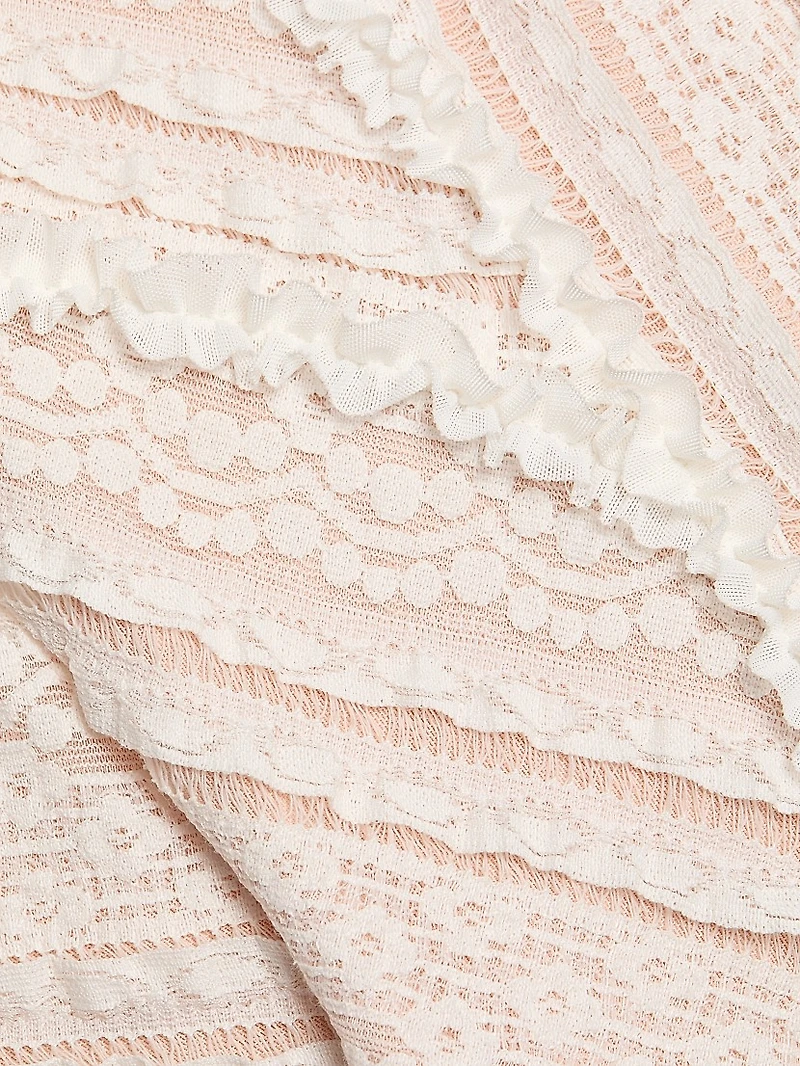 Maceio Lace-Tiered Maxi Dress