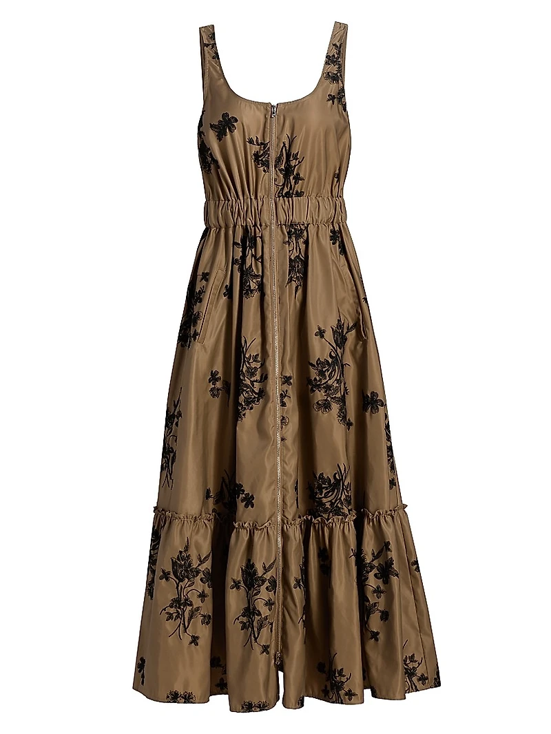 Wildflower Whimsy Vernetta Midi-Dress