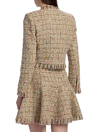 Adeline Clarise Bouclé Tweed Jacket