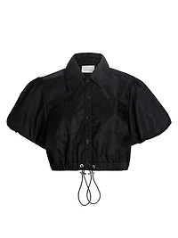 Sirani Nylon Crop Jacket