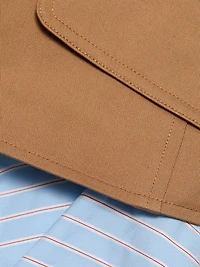 Shilo Combo Cotton-Blend Single-Breasted Jacket