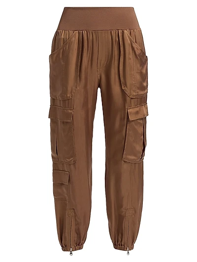 Raven Satin Pants