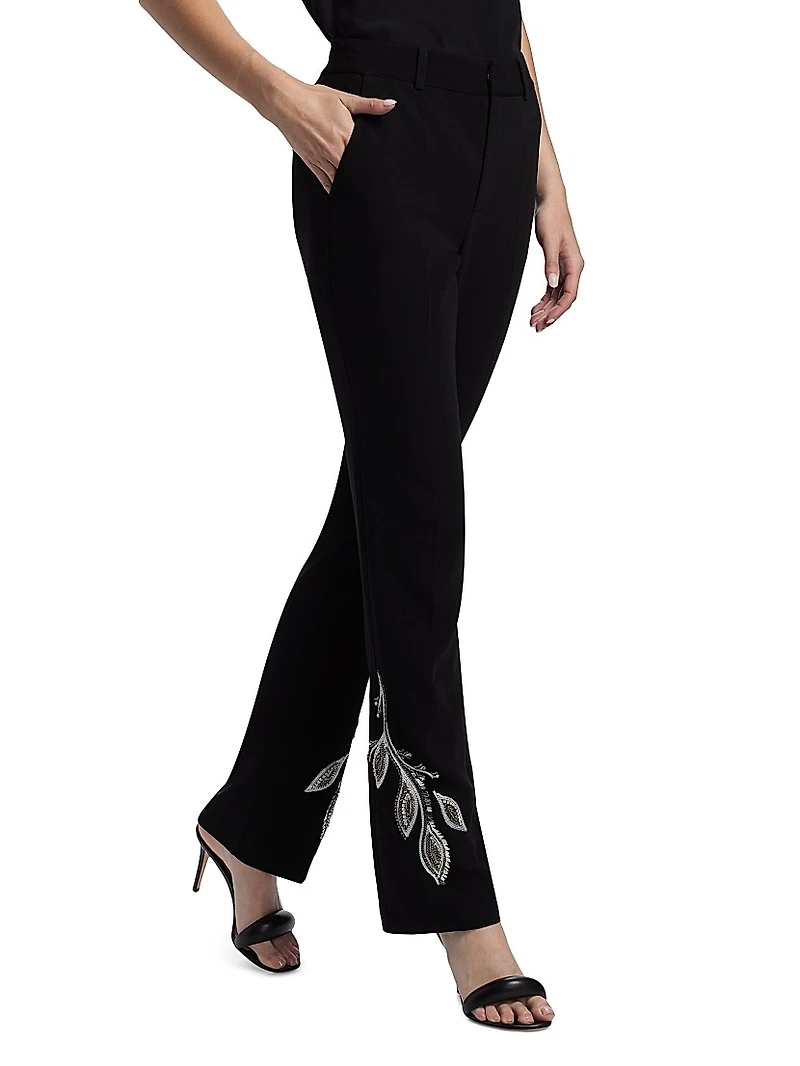 Metal Paisley Kerry Pants