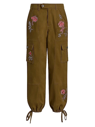 Zola Desert Rose Cargo Jogger Pants