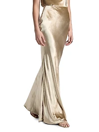 Linnet Velvet Maxi Skirt