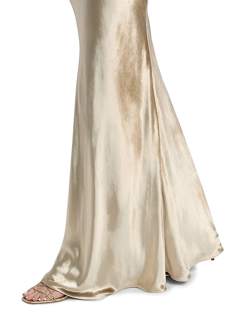 Linnet Velvet Maxi Skirt