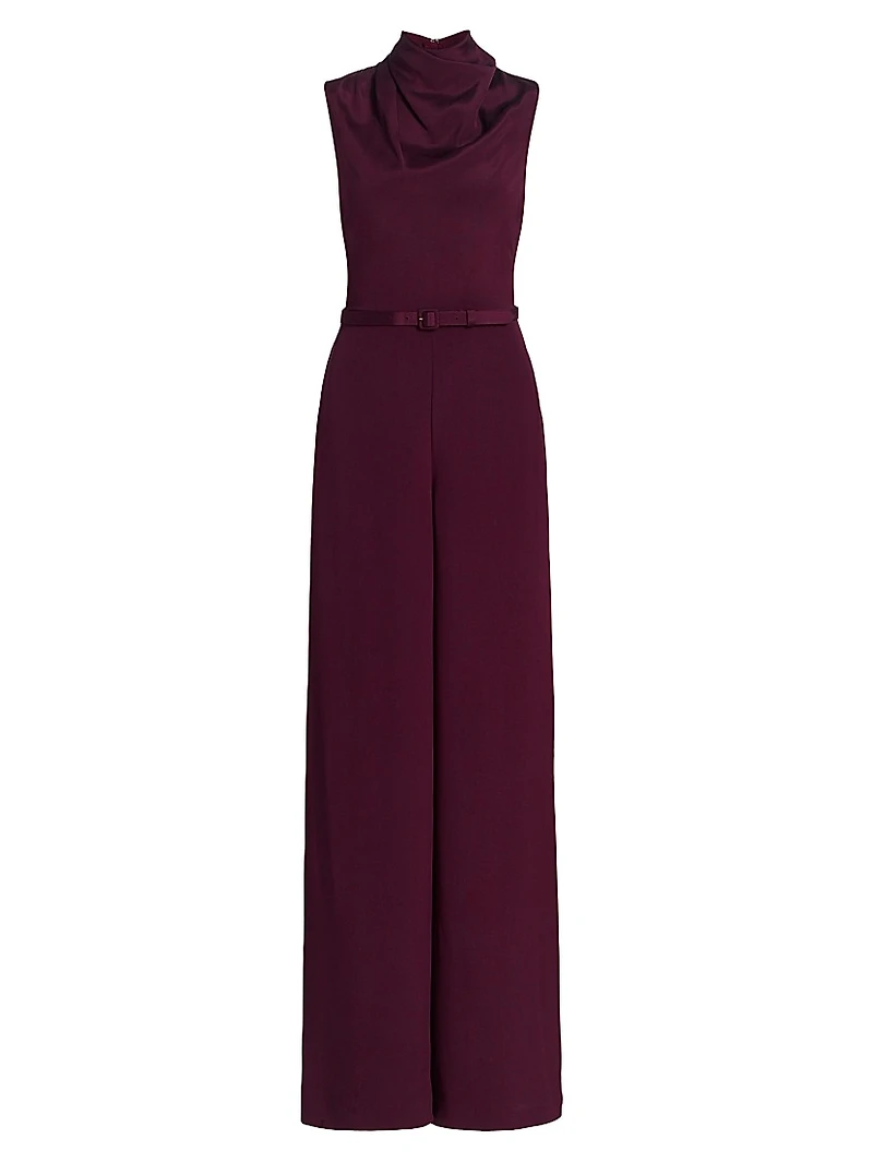 Parigi Silk Crepe Jumpsuit