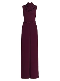 Parigi Silk Crepe Jumpsuit