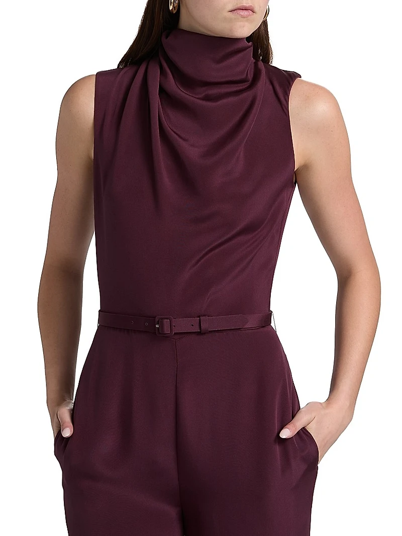 Parigi Silk Crepe Jumpsuit