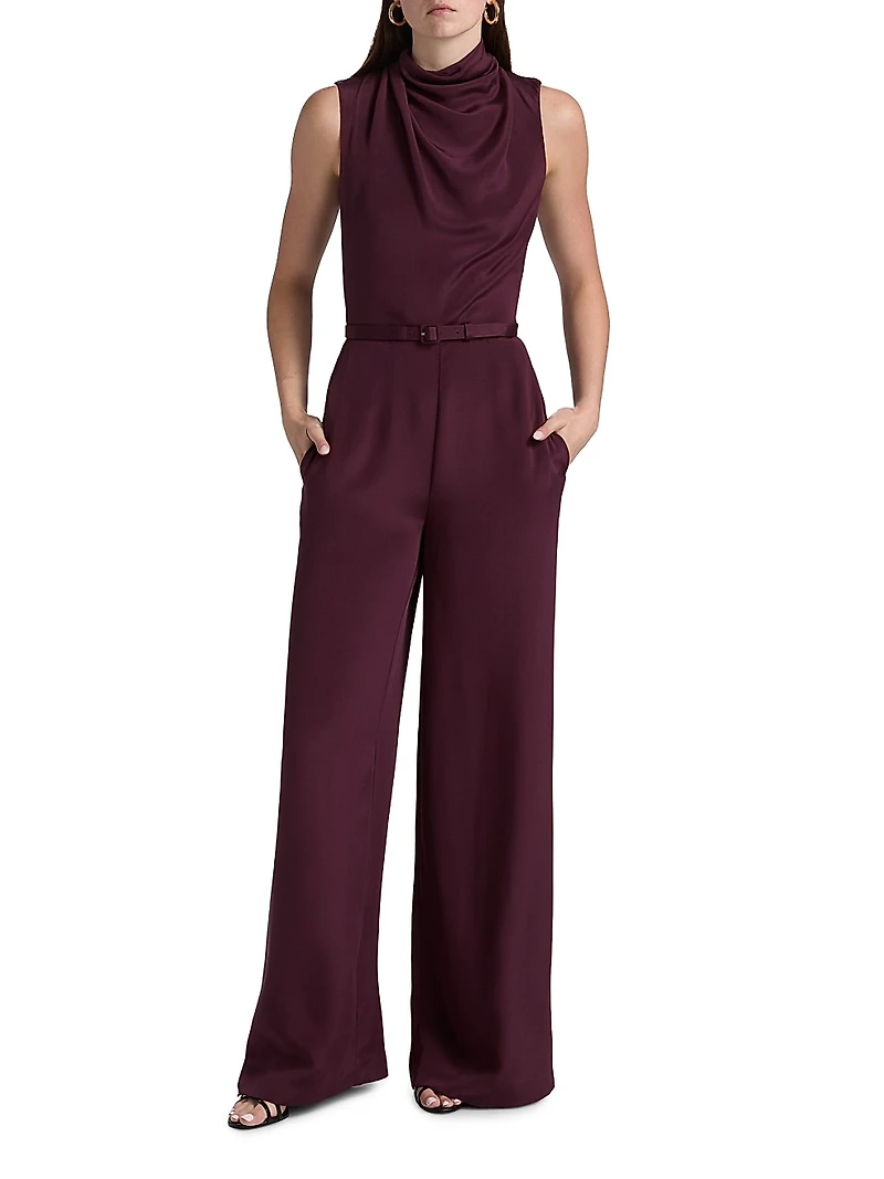 Parigi Silk Crepe Jumpsuit