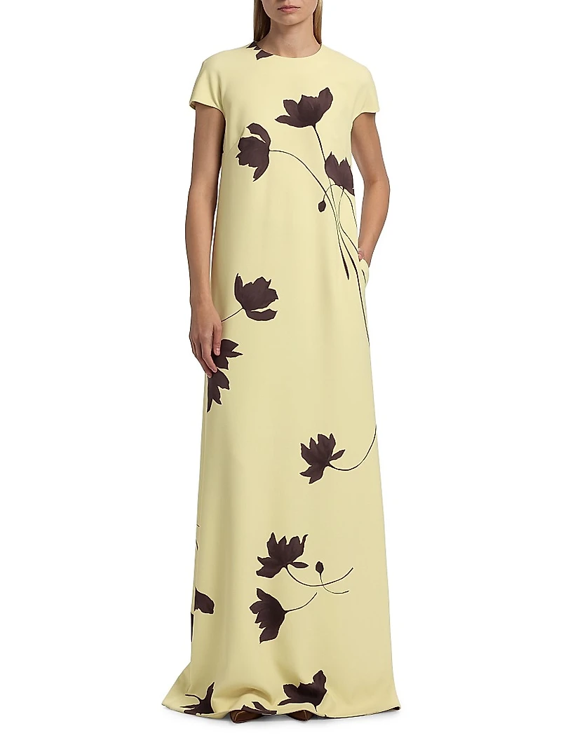 Augusta Floral A-Line Gown