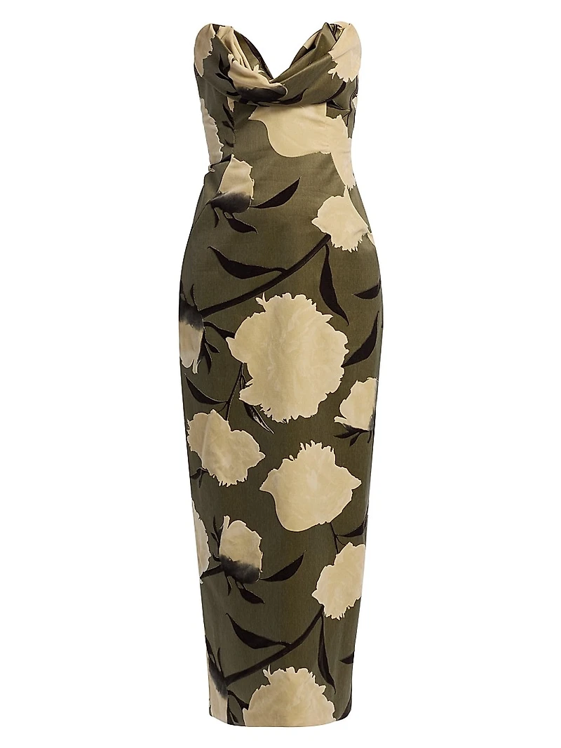 Draped Bust Sheath Cocktail Dress