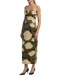 Draped Bust Sheath Cocktail Dress