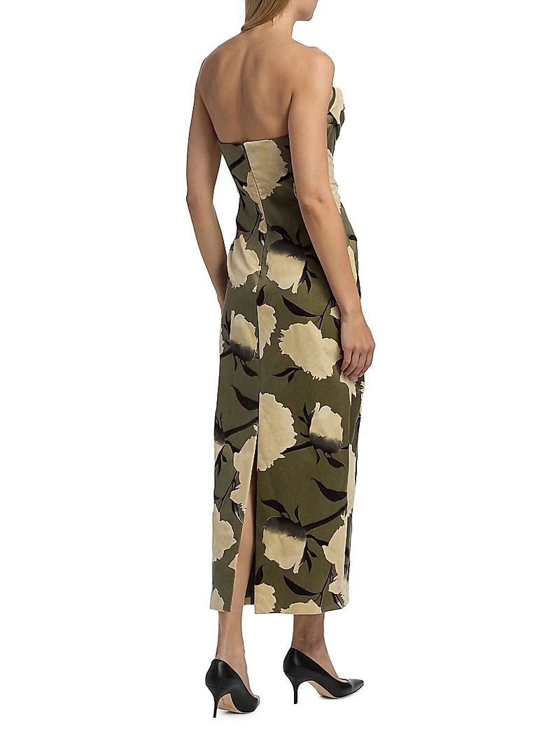 Draped Bust Sheath Cocktail Dress