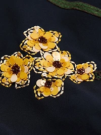 Savannah Floral Embroidered Sheath Gown