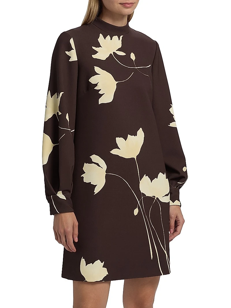 Elizabeth Floral Crêpe Minidress