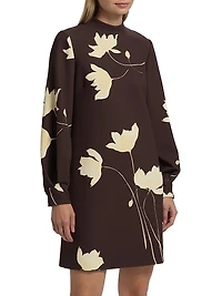 Elizabeth Floral Crêpe Minidress