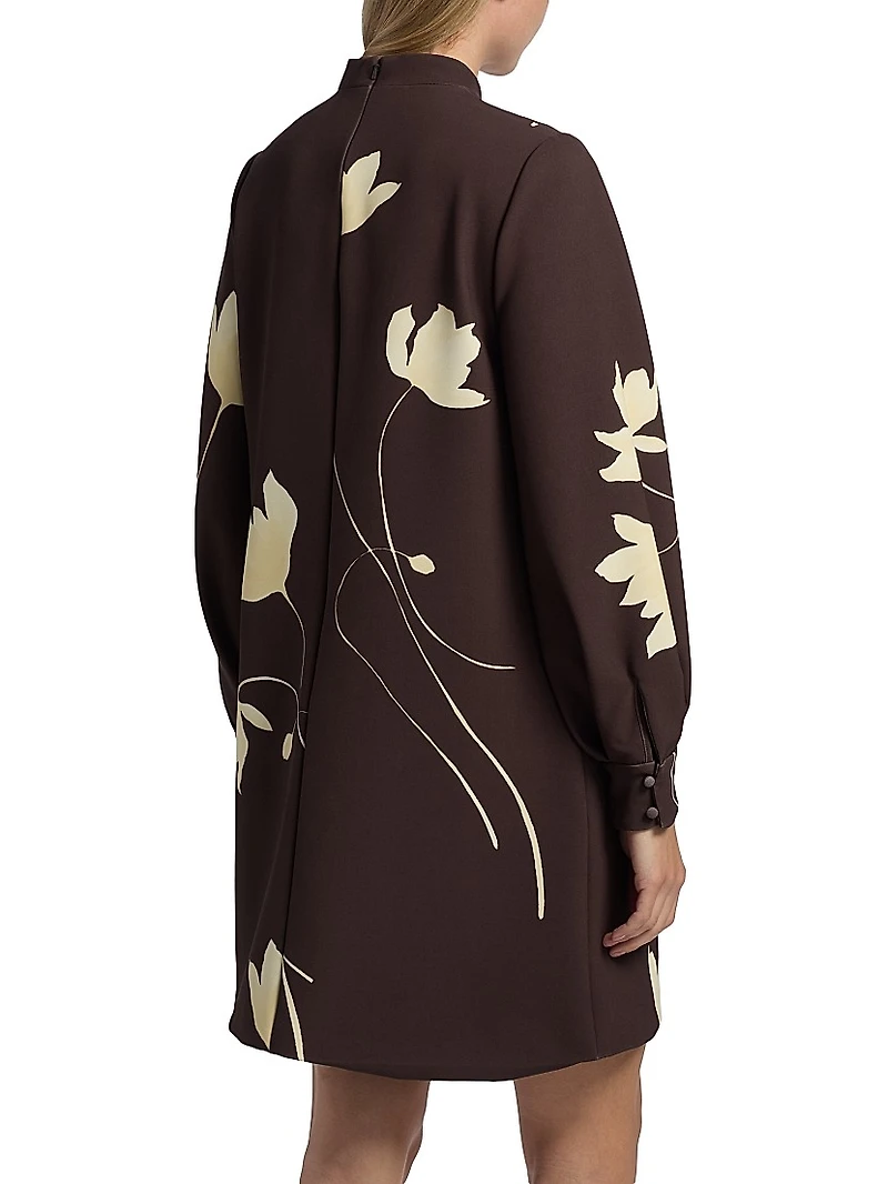 Elizabeth Floral Crêpe Minidress