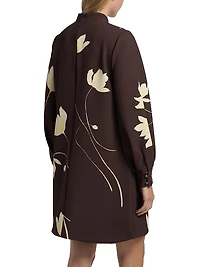 Elizabeth Floral Crêpe Minidress