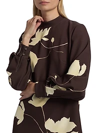 Elizabeth Floral Crêpe Minidress