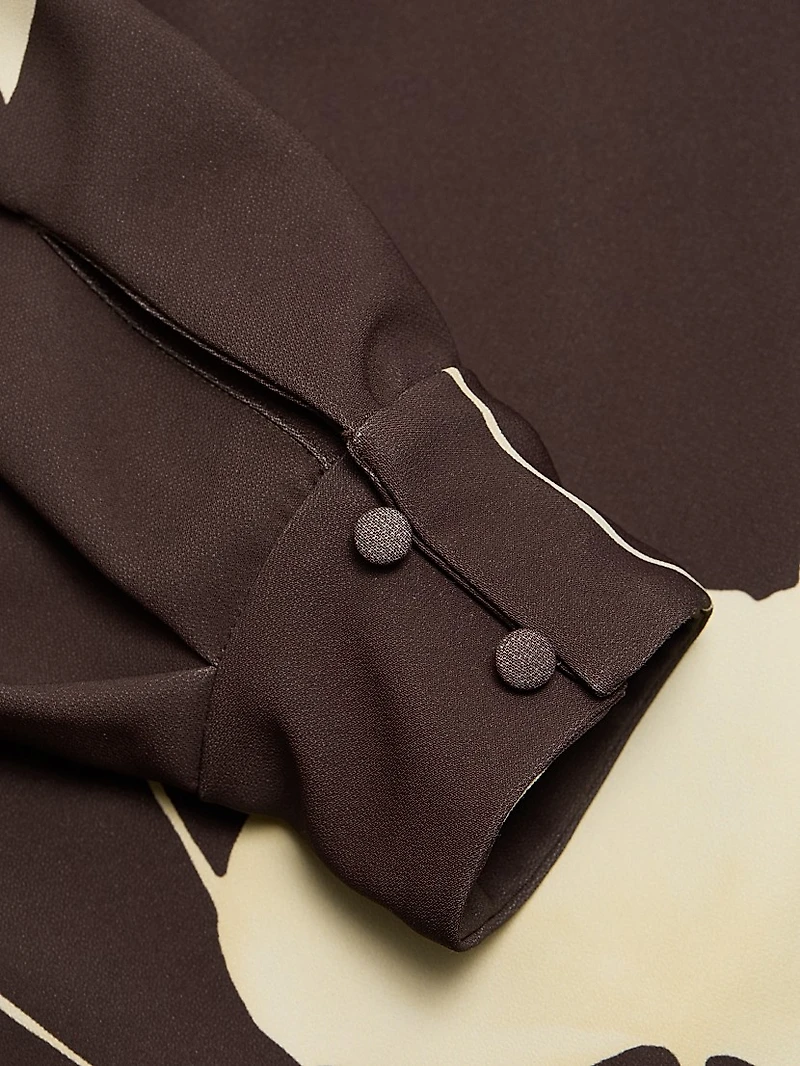 Elizabeth Floral Crêpe Minidress