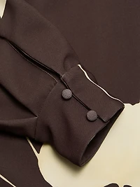 Elizabeth Floral Crêpe Minidress