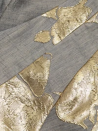 Florence Metallic Floral Cocktail Dress