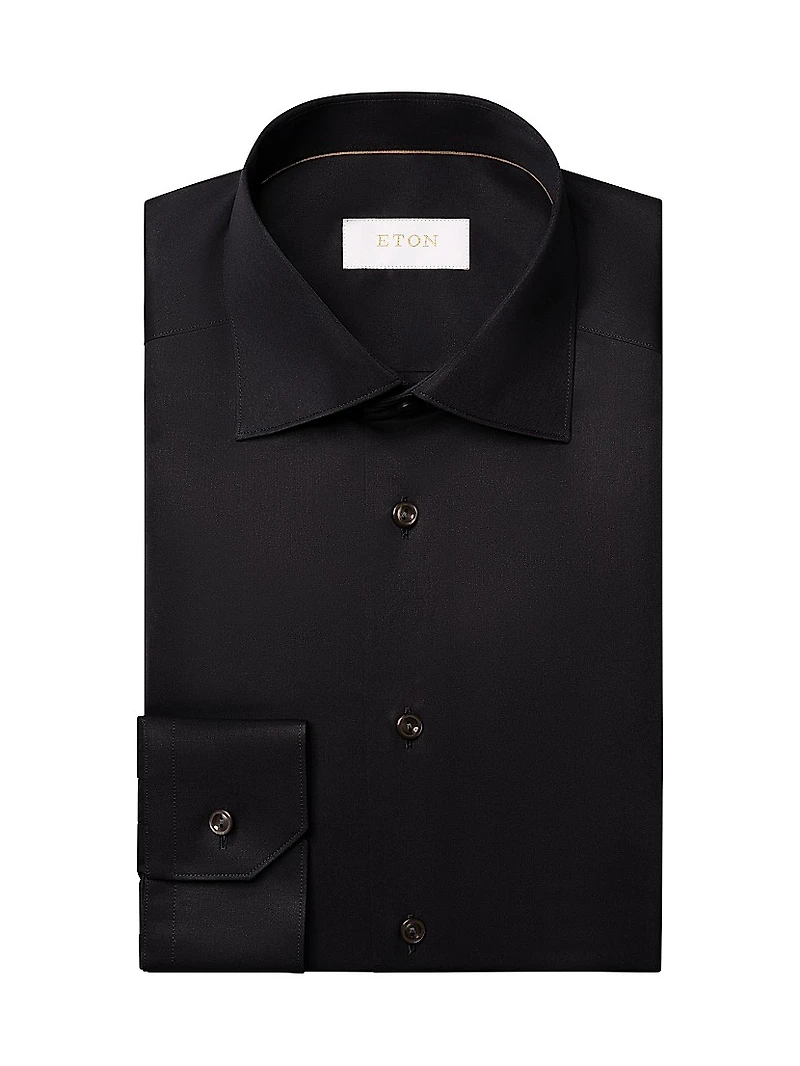 Contemporary-Fit Elevated Twill Dress Shirt