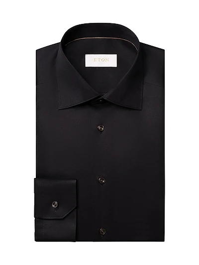 Contemporary-Fit Elevated Twill Dress Shirt