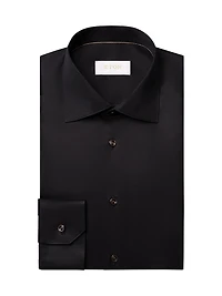 Contemporary-Fit Elevated Twill Dress Shirt