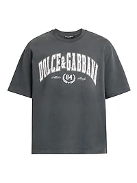 Logo Cotton Crewneck T-Shirt