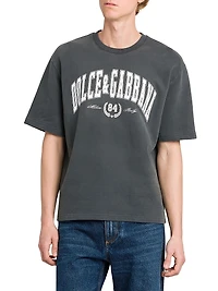 Logo Cotton Crewneck T-Shirt