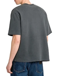 Logo Cotton Crewneck T-Shirt