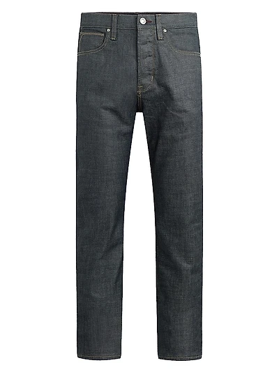 Wes Coated Straight-Leg Jeans