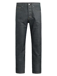 Wes Coated Straight-Leg Jeans