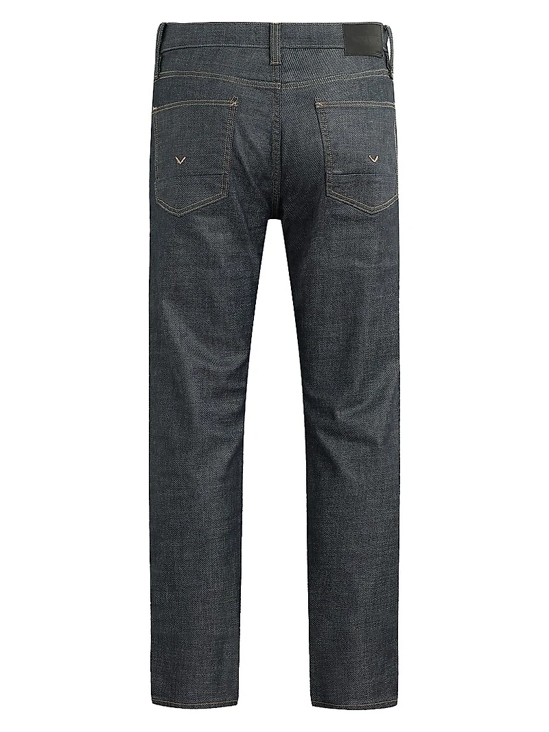 Wes Coated Straight-Leg Jeans