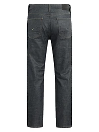 Wes Coated Straight-Leg Jeans