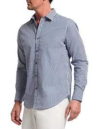 Greenwich Striped Cotton Shirt