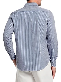 Greenwich Striped Cotton Shirt