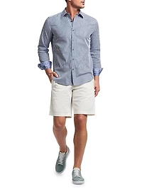Greenwich Striped Cotton Shirt