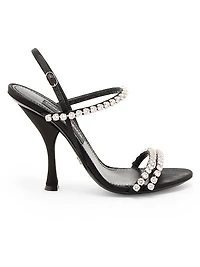 105MM Crystal-Embellished Sandals