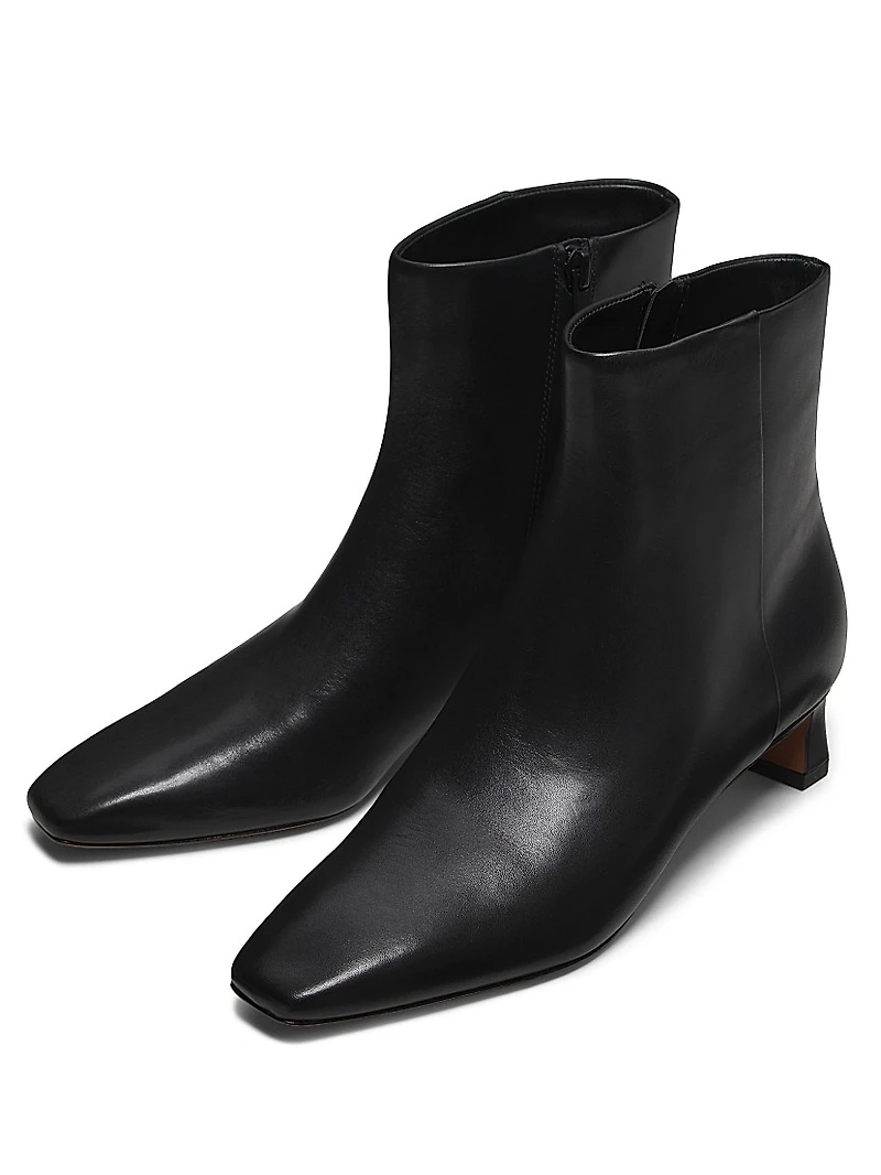 Harlan 40MM Leather Ankle Boots