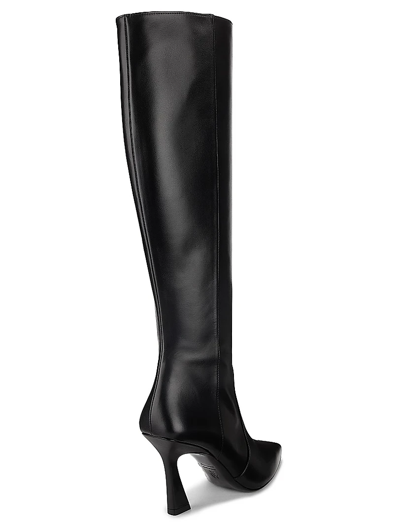 Vinnie 90MM Leather Knee-High Boots