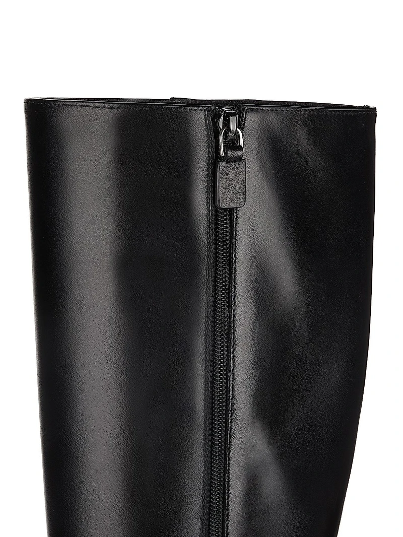 Vinnie 90MM Leather Knee-High Boots