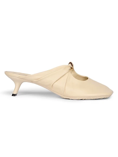 Pebble 45MM Leather Mules