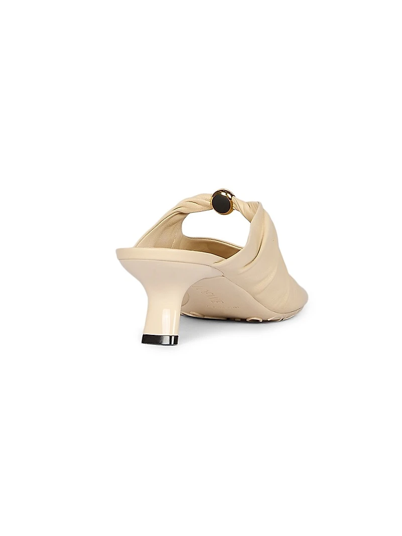 Pebble 45MM Leather Mules
